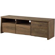 Massivmoebel24 - pure mango 123 Meuble tv en bois de manguier - huilé / marron 178x48x58 - brun