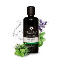 Saunaaufguss Konzentrat 7 Kräuter 100 ml natürlicher Sauna-aufguss - reine ätherische Öle - Purelia