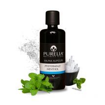 Saunaaufguss Konzentrat Pfefferminz-Menthol 100 ml natürlicher Sauna-aufguss - reine ätheris - Purelia