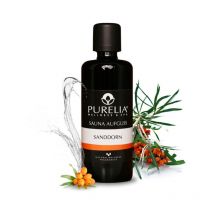 Saunaaufguss Konzentrat Sanddorn 100 ml natürlicher Sauna-aufguss - reine ätherische Öle - Purelia