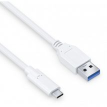 Purelink - Câble usb-c vers usb-a, usb 3.1 Gen 1 avec transfert de données 5 GO/s, blanc, 1,50 m (IS2600-015)