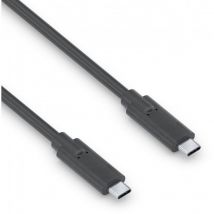 Purelink - câble usb-c vers usb-c, usb 3.1 Gen 2 avec transfert de données 10 Go/s, noir, 1,00 m (IS2511-010)