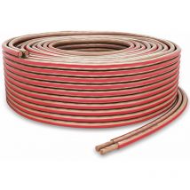 Lautsprecherkabel, 2x1,5 mm², 50 m, transparent, ofc - Purelink