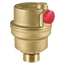 Purgeur d'air automatique – Laiton – Filetage plomberie, Forme du raccord, Configuration raccord, Largeur, Longueur – RBM SPA