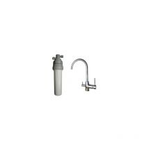 Doulton - Purificateur d'eau Ecofast sous-évier avec robinet mitigeur 3 voies Inox brillant