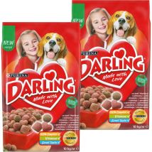 Alimento Para Perros Adultos Darling Con Una Deliciosa Mezcla De Carne De Res Y Pollo, 10 Kg.