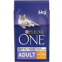 Purina ONE Adult Dry Cat Food Chicken & Wholegrains 6kg