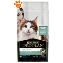 Purina ProPlan LiveClear per Gatti Senior 7+ Sterilizzati con Tacchino da 1,4 Kg