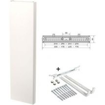 Purmo Dekorativheizkörper Kos V Typ 21, Zweilagig Ein Konvektor Bh 2100mm, Bl 320mm