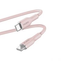 Icon Soft Cable – Kabel usb-c auf usb-c 1,5 m (Dusty Pink) - Puro
