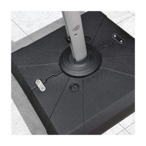 Purple Leaf - Sonnenschirmständer, Schirmständer, Ampelschirmständer für Ampelschirm, Sonnenschirm, befüllbar mit Wasser oder Sand, Gewichtsbasis 150