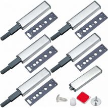 Dazzler - Push to Open Aimant Porte Placard Jiayi 6 Pièces Métal Loquet Magnetique Push Open Poussoir Placard Fermeture Magnétiques pour Armoire