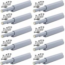 Soleil - Push-to-open-Magnetverschlüsse Magnetische Push-open-Verschlüsse öffnen und schließen die Tür mit einem einfachen Druck (10 Stück)