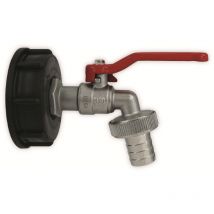 Ibc Adapter mit Kugelauslaufventil 13 mm (1/2')