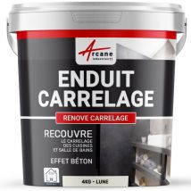 Putz für Fliesen - Fliesen verputzen - Betonbeschichtungs-Effekt - renove carrelage - Mond - Kit 4kg - 2.6m² für 2 Schichten - Mond