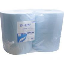 Lucart - Putzrolle Skytech xl 36 x 36 cm (b x l) 2-lagig Papier blau 2 Rl./Pack.