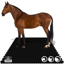 ETM - Puzzle-Stallmatte aus Gummi Pontiac Stallboden 122 x 182 cm Zweiseitiges Interlocking