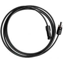 Solarmodul - Kabel & Stecker - 6 sq.mm - Schwarz - Wiith MC4 - 2.5.M - Für VT-545 & VT-450