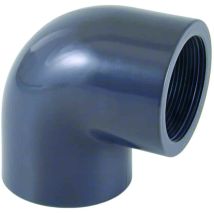 Pvc Winkel 90 Grad, Pvc-u Fitting, Muffe Ig 25 Mm X 3/4" Pn10