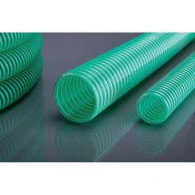 Pvc Apdatec 10 Tubo Di Aspirazione Verde/Trasparente e Ad Alta Pressione. 32X2.8Mm 25M