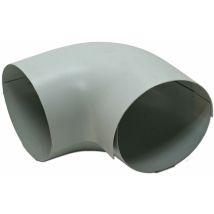 PVC Außenbogen 28-20 mm grau für Steinwolle-Isolierung Heizung kostengünstige Lösung für Rohrnetze