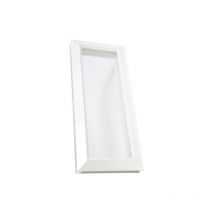 Nicoll - Pvc Bullauge Rechteckig Weiß 380 X 225 Mm - 203mi