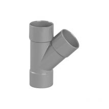 Valsir - pvc derivateur simple 45° femelle d 100mm