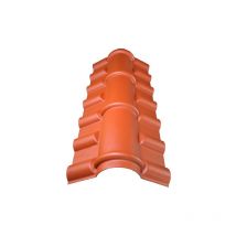 Mccover - PVC-First für Dachimitat-Mini-Ziegel - Farben - Terrakotta, Länge - 104 cm