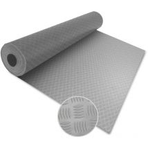 Tapis en caoutchouc Diamond Cut Gris 120 x 300 cm