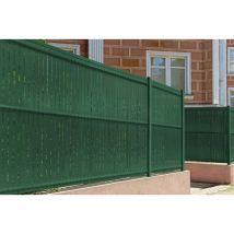 Casanoov - Pvc-sichtschutzlamellen-set 4m Cinto H.150cm Grün
