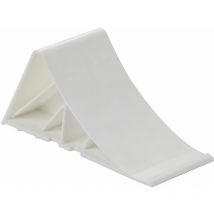 Dema - Pvc Unterlegkeil Weiß Mit Kipp-halter Unterlegkeile Hemmschuh Anhänger