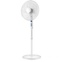 Ventilatore a Piantana Tondo 40Cm 4 5W Bianco