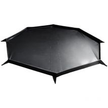 Pyramidenzelt-Bodenmatte, wasserdichte Bodenmatte, Picknickmatte, wasserdichte Strandmatte, Schwarz