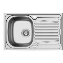 Pyramis - 100131912 Sparta, Lavello in acciaio inox 79 x 50 / 1B 1D