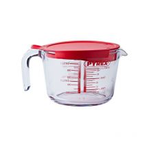 Broc mesureur avec couvercle 1L cook & enjoy - Pyrex