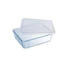 Plat rectangulaire 1.5l verre + couvercle plastique Pyrex 242p000/5046