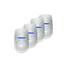 Pyronix - Pack de 10 détecteurs - Détecteur pir pour intérieur - Certificat de grade 2 - Rang 15 m / Vitesse 0.33 m/s - Résistance rfl sélectionnable