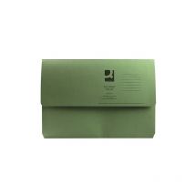 Document Wallet Fs Grn P50 - KF23012 - Q-connect