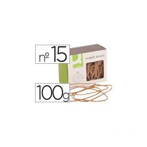 Gomillas elasticas n 15 Q-connect 100 gr 150 x 2 mm