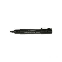 Q-connect - KF26105 Prem Permanent Marker B/Tip Black (Pack-10)