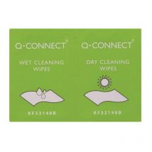 Wet and Dry Wipes (Pack of 20) KF32148 - Q-connect