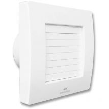 QA100HTBB di Aerauliqa Aspiratore assiale diam.99mm - 11W - 83m3/h - cod. PQA0002Q - con alette interne automatiche e sensore di umidità temporizzato