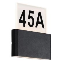 Appliques kandi - Moderno - Alluminio,Vetro - Nero - Allungato (non sostituibile) led Max. 1 x 9.5 Watt - Qazqa