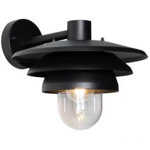 Appliques morty - Design - Acciaio,Plastico - Nero - Tondo Max. 1 x Watt - Qazqa