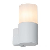 Appliques odense - Moderno - Alluminio,Plastico - Bianco - Tondo Max. 1 x Watt - Qazqa