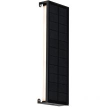 Appliques serena - Moderno - Alluminio - Nero - Oblungo (non sostituibile) led Max. 1 x 2 Watt - Qazqa