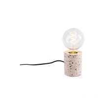 Qazqa - baranda - Lampe de table - 1 lumière - ø 8 cm - Rose - Design - éclairage intérieur - Salon i Chambre i Cuisine i Salle à manger