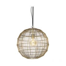 QAZQA bolti - Suspension - 1 lumière - Ø 41 cm - Doré/Laiton - Moderne - éclairage intérieur - Salon I Chambre I Cuisine I Salle à manger