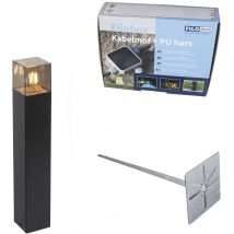 QAZQA denmark - éclairage de terrasse et d'allée de jardin - 1 lumière - L 8.3 cm - Noir - Moderne - éclairage extérieur
