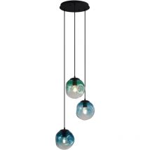 Douglass - Suspension - 3 lumière - l 45 cm - Art Deco - éclairage intérieur - Salon i Chambre i Cuisine i Salle à manger - Qazqa
